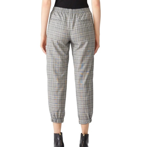 Milky check plaid jogger sweatpants p6 - Picture 2 of 4